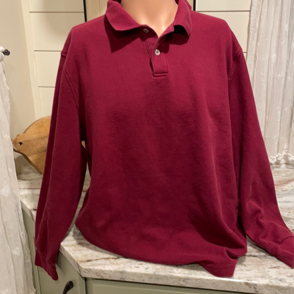 Long sleeve polo